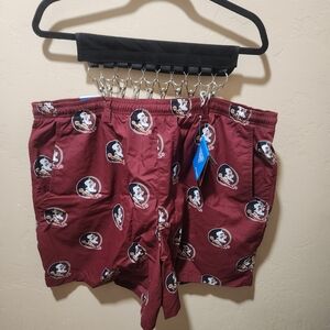 NWT Mens Columbia Florida State Seminoles Swimming Athletic Shorts XXL